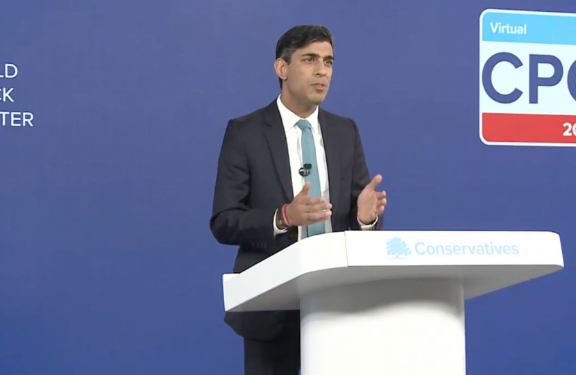 Rishi Sunak: Read the Chancellor’s Keynote Speech in full